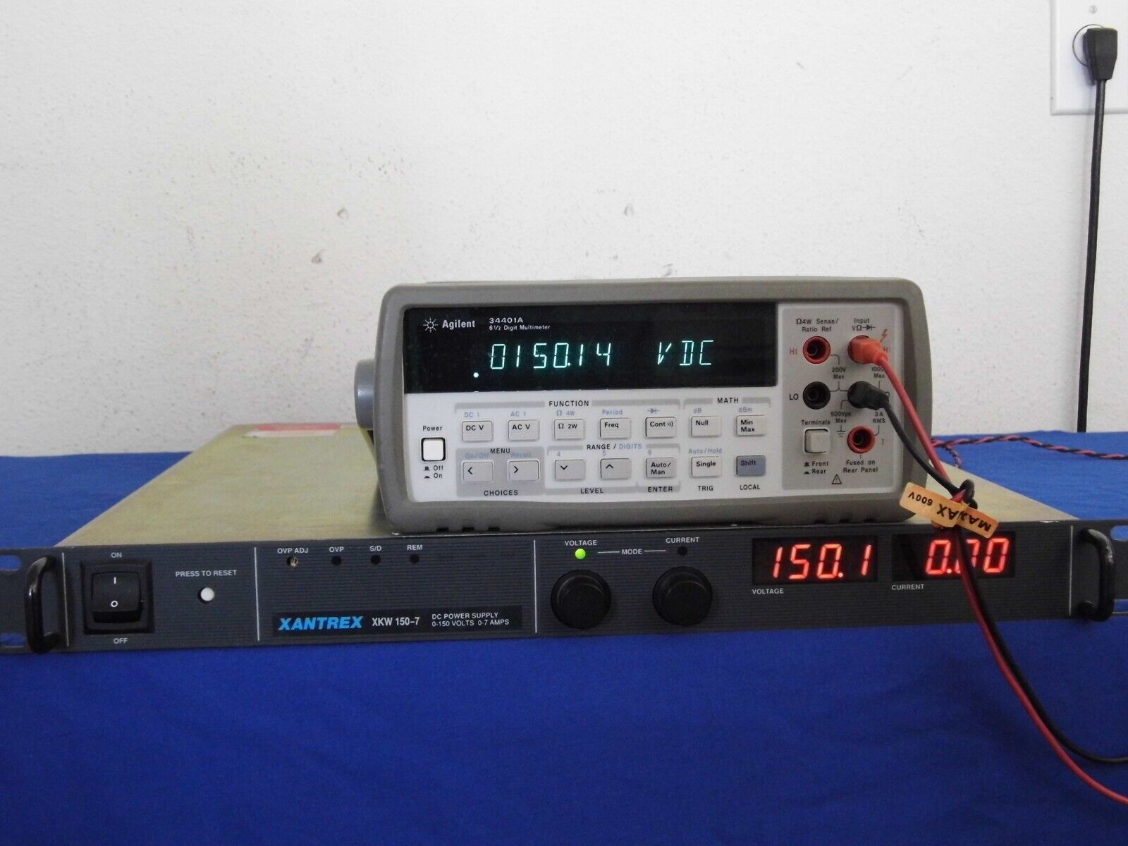 Xantrex XKW150-7 w/ GBIP 150Vdc 7Amps DC Power Supply (DCS150-7) Xantrex XKW150-7 w/ GBIP 150Vdc 7Amps DC Power Supply (DCS150-7)